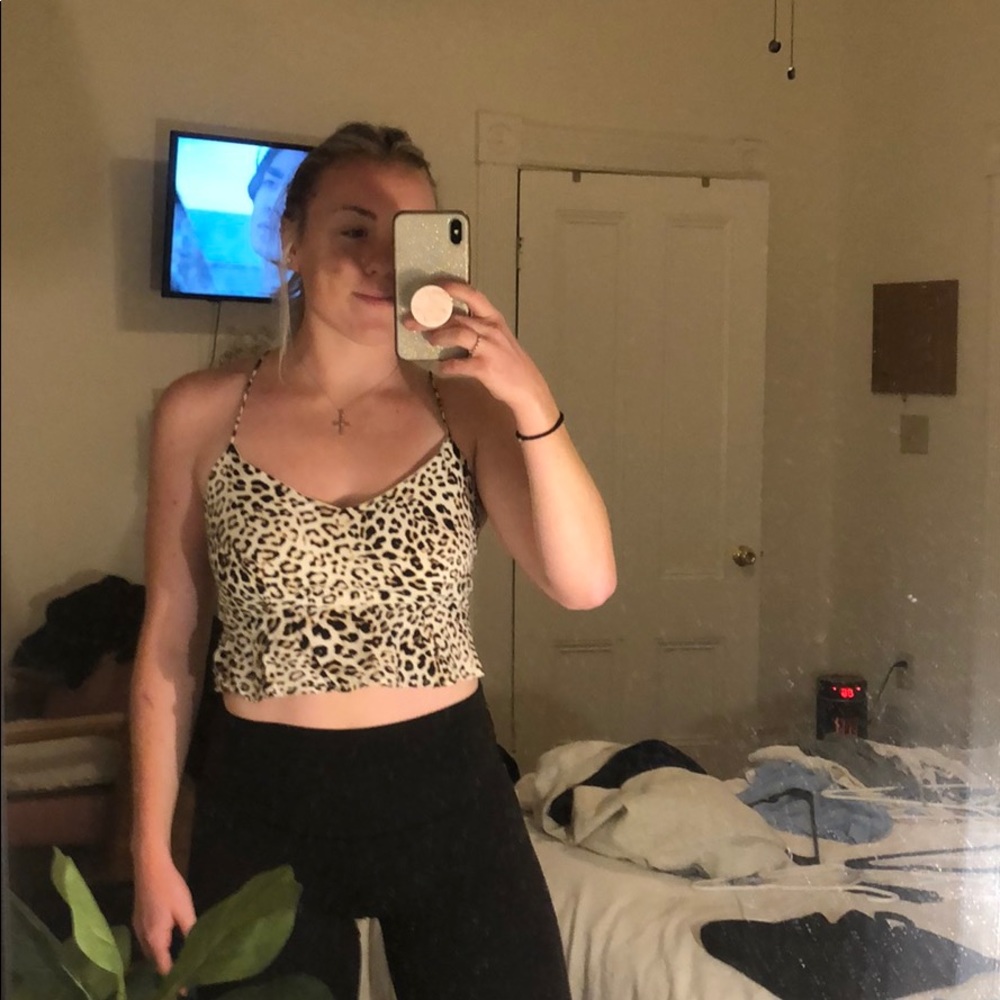 Cheetah Print Crop Top